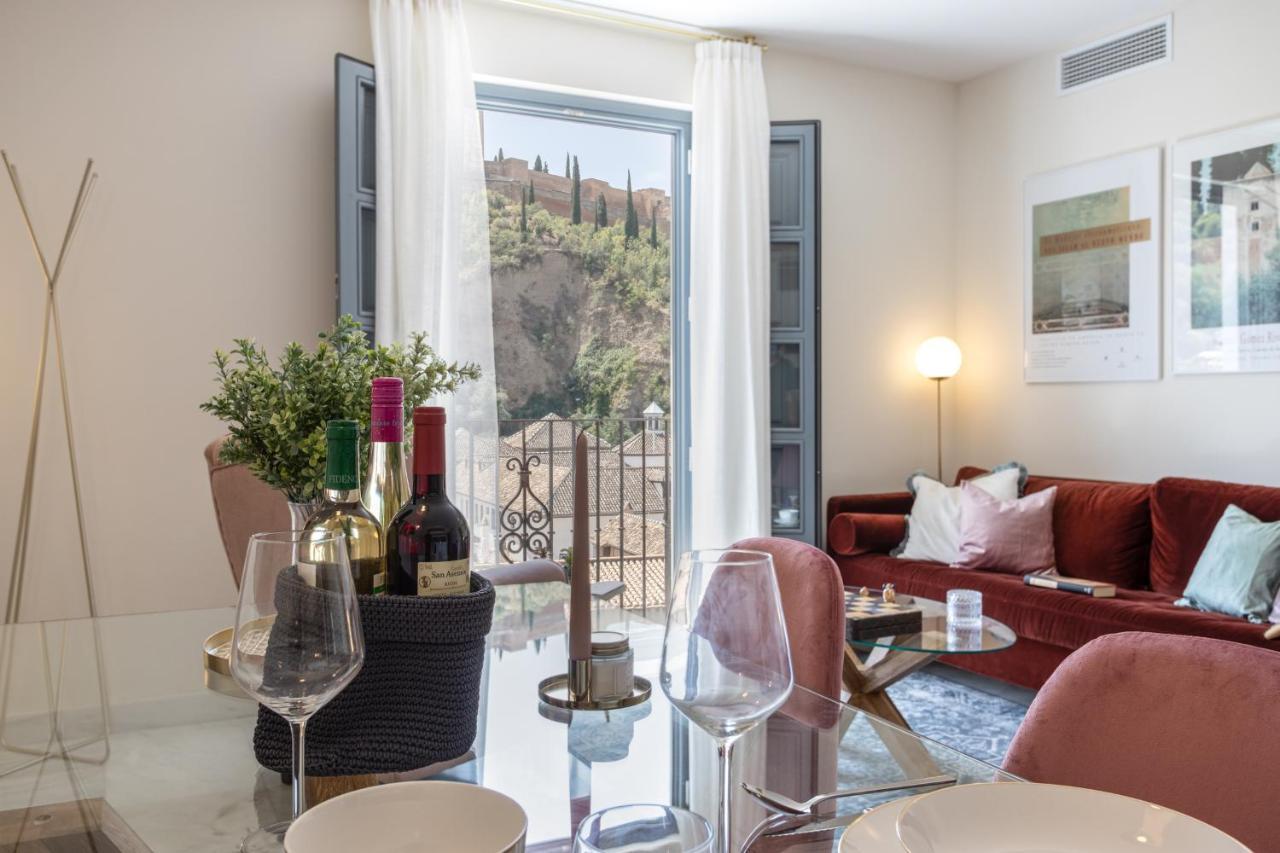 INOLVIDABLES VISTAS A LA ALHAMBRA, Parking Apartman Granada Kültér fotó