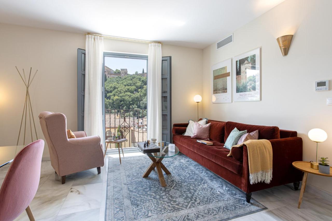 INOLVIDABLES VISTAS A LA ALHAMBRA, Parking Apartman Granada Kültér fotó